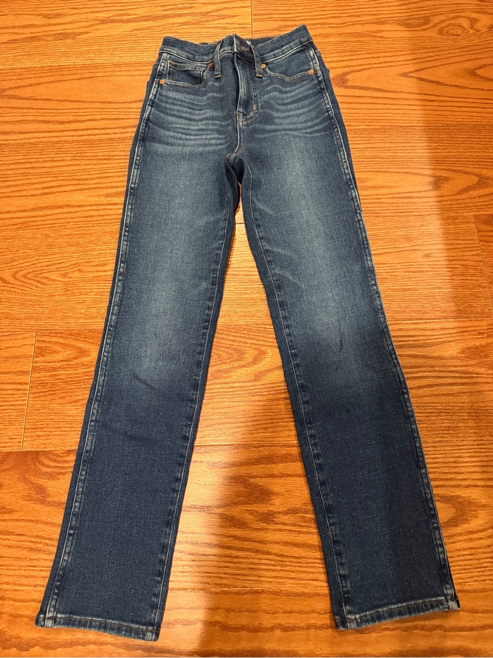 Madewell Women's Straight Leg Jeans Stovepipe Size 23 Like new